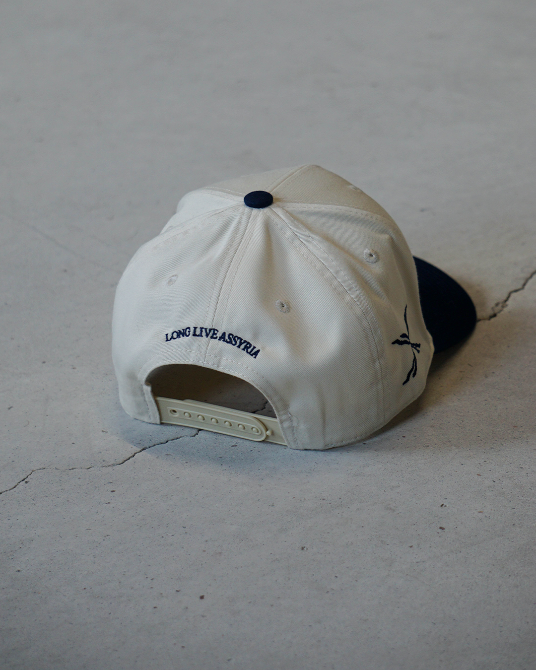 Khaya Atour Two-Tone Hat - Blue