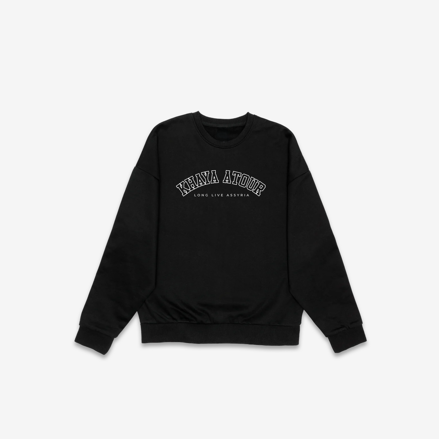 Khaya Atour Heavyweight Crewneck - Black