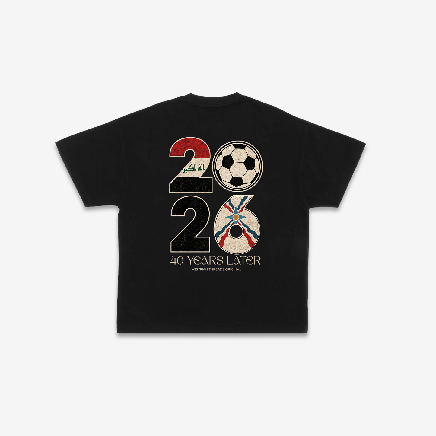 40 Years Later T-Shirt - Black