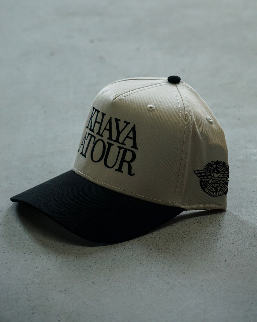 Khaya Atour Two-Tone Hat - Black