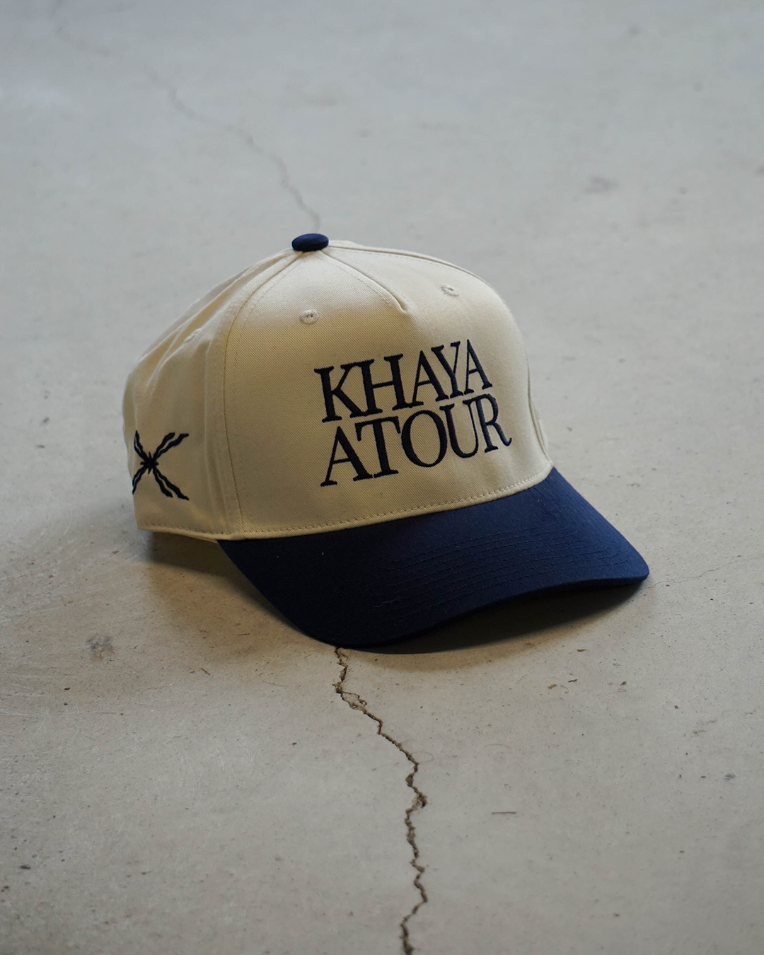 Khaya Atour Two-Tone Hat - Blue