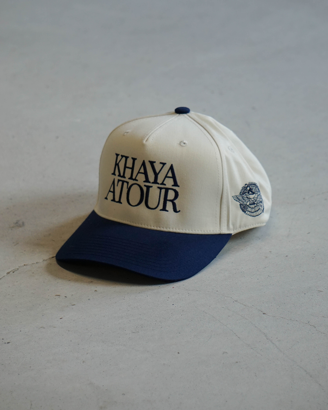 Khaya Atour Two-Tone Hat - Blue