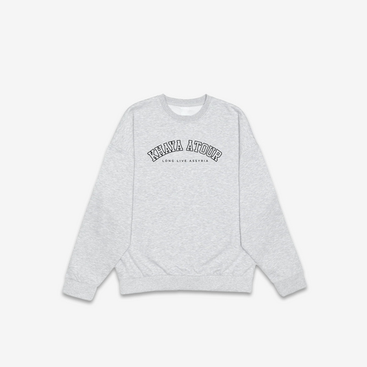 Khaya Atour Heavyweight Crewneck - Ash Grey