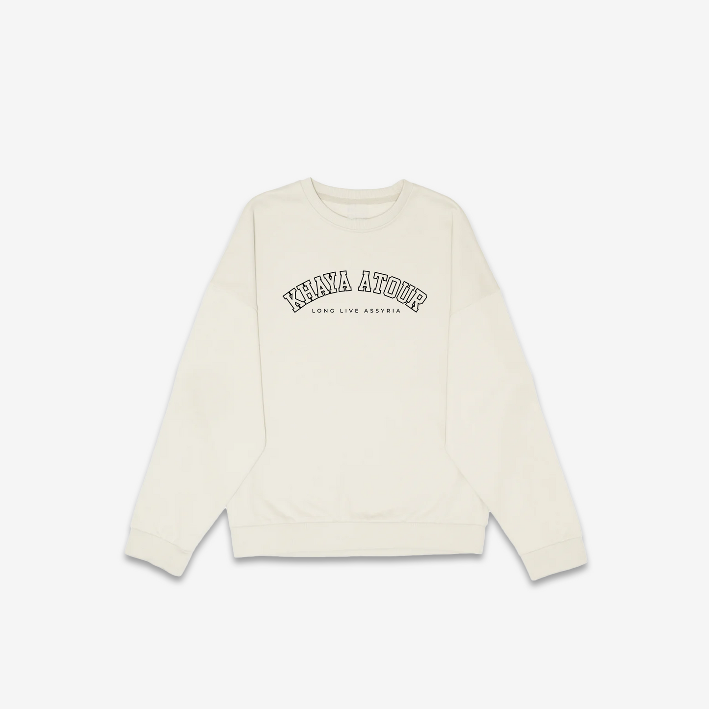 Khaya Atour Heavyweight Crewneck - Icy Rock