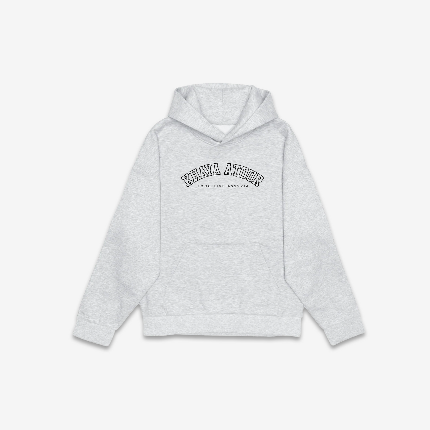 Khaya Atour Heavyweight Hoodie - Ash Grey