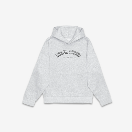Khaya Atour Heavyweight Hoodie - Ash Grey