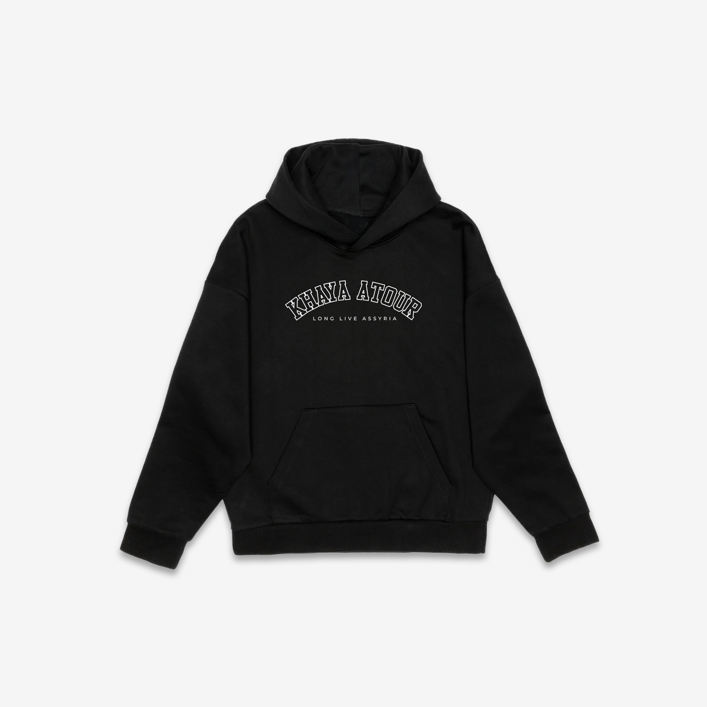 Khaya Atour Heavyweight Hoodie - Black