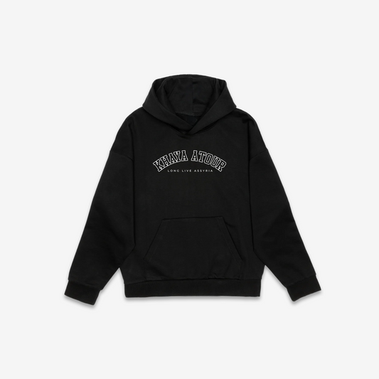 Khaya Atour Heavyweight Hoodie - Black