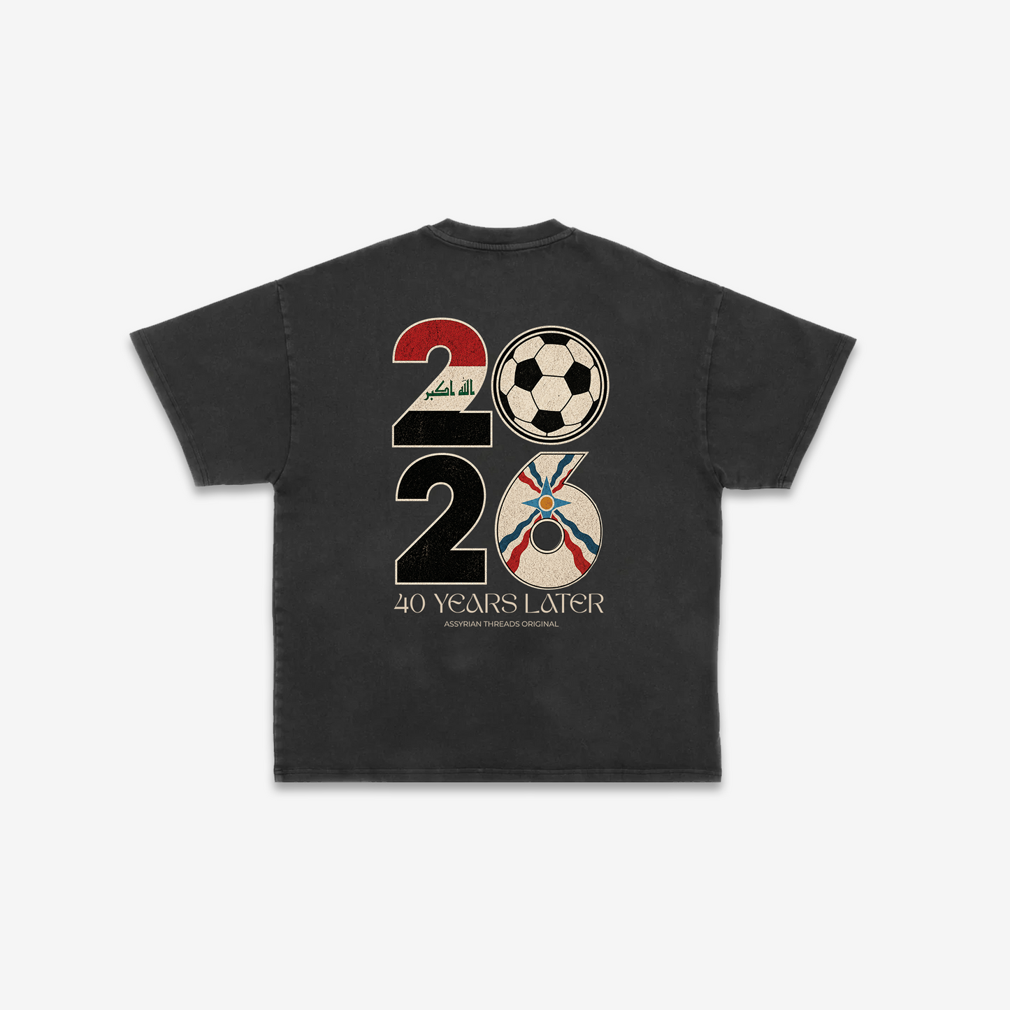40 Years Later T-Shirt - Off Black