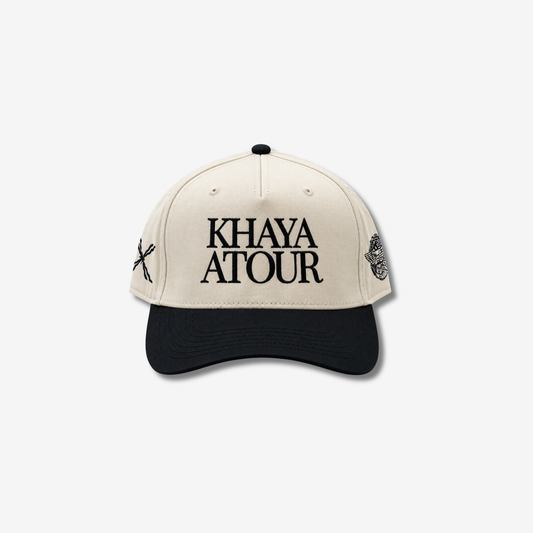 Khaya Atour Two-Tone Hat - Black