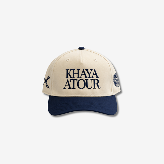 Khaya Atour Two-Tone Hat - Blue